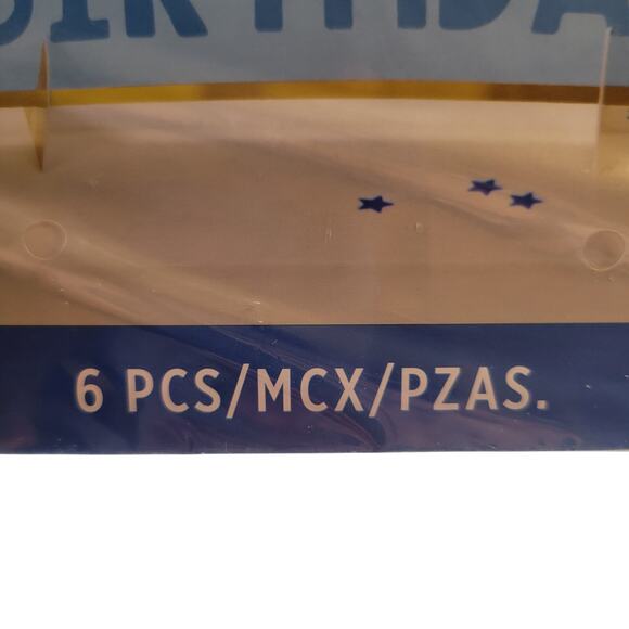 Blue 1st Birthday Party Kit - Backdrop, Table Decorations, 100 Balloons Set - Picture 5 of 16